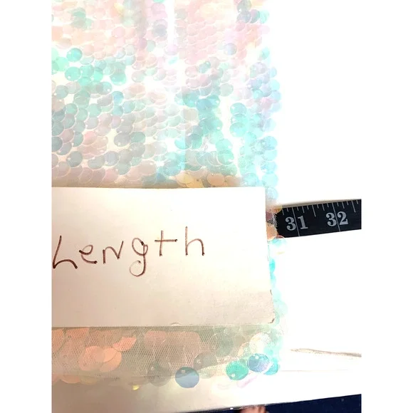 Torrid Top Iridescent Sequins Glam Bling Holiday Special Event Womens SZ 4(26) - Picture 7 of 8